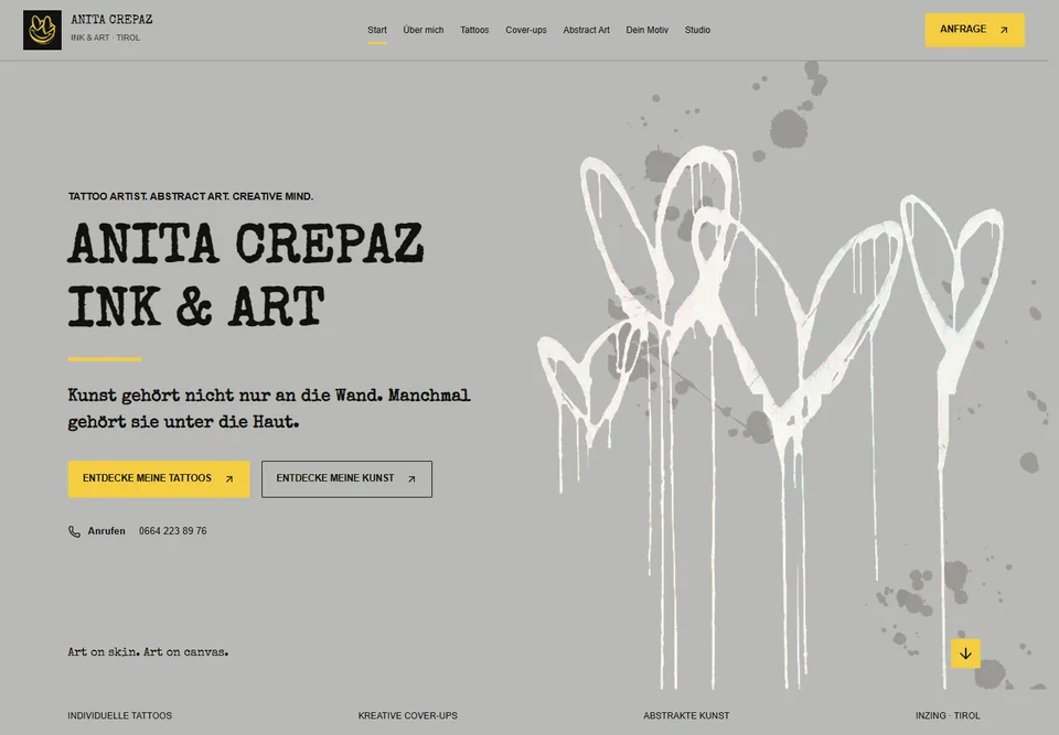 Startseite von Anita Crepaz Ink & Art