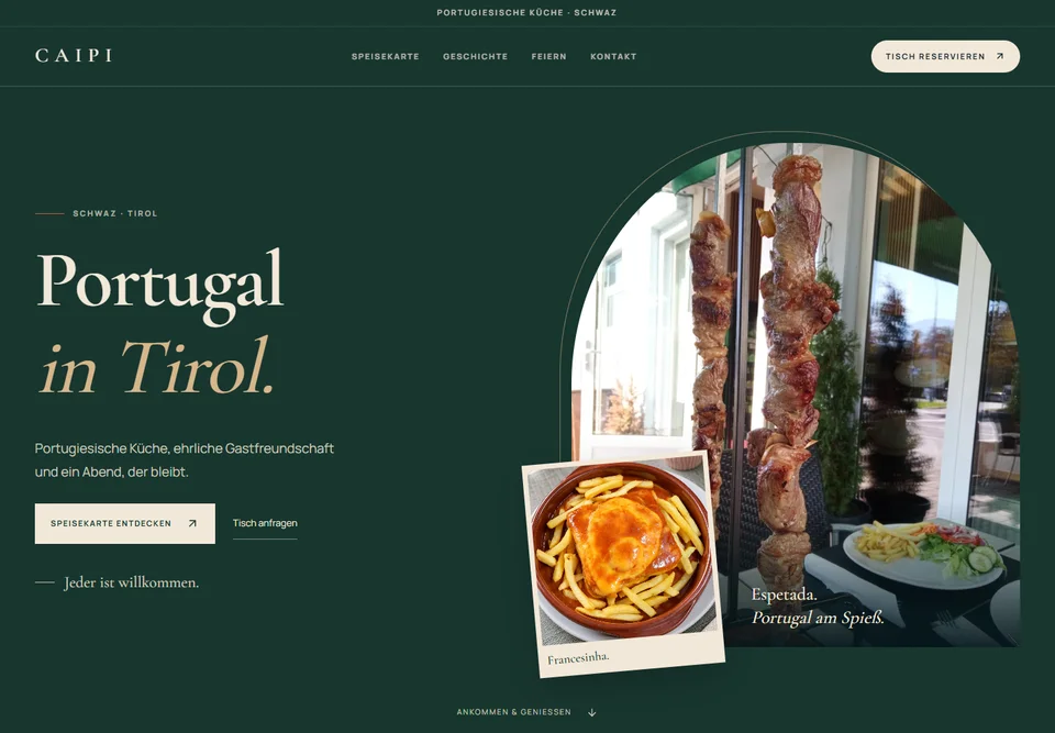 Startseite von CAIPI Restaurant