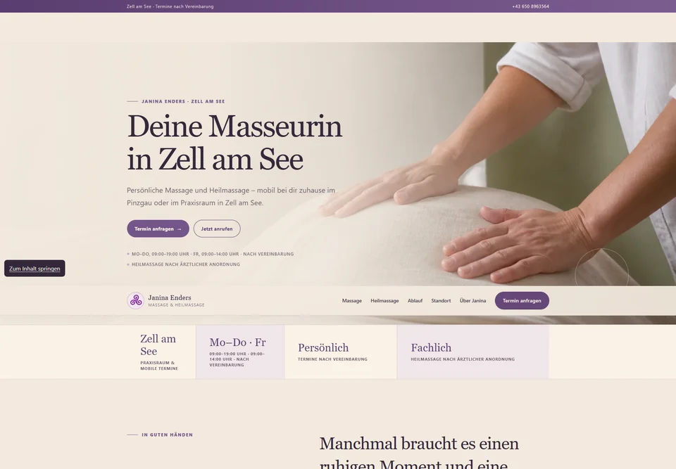 Startseite von Janina Enders