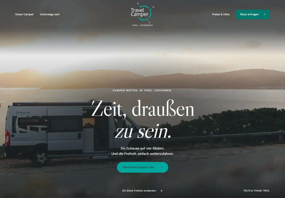 Startseite von TravelCamper